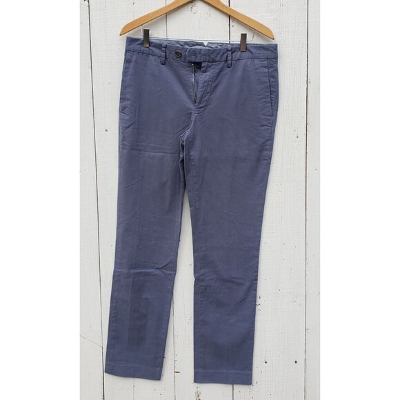 Bonobos Men Faded Blue Soft Tailored Fit Chino Pants Sz 32 / 32 NEW - Picture 1 of 4